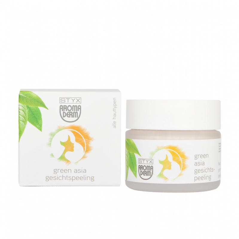 Green Asia Face Scrub | Gently and thoroughly removes loose, ﬂaky skin.
