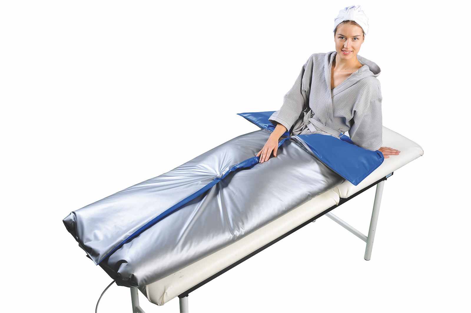 Bodyslim XL 110V blue / silver- heating infrared blanket